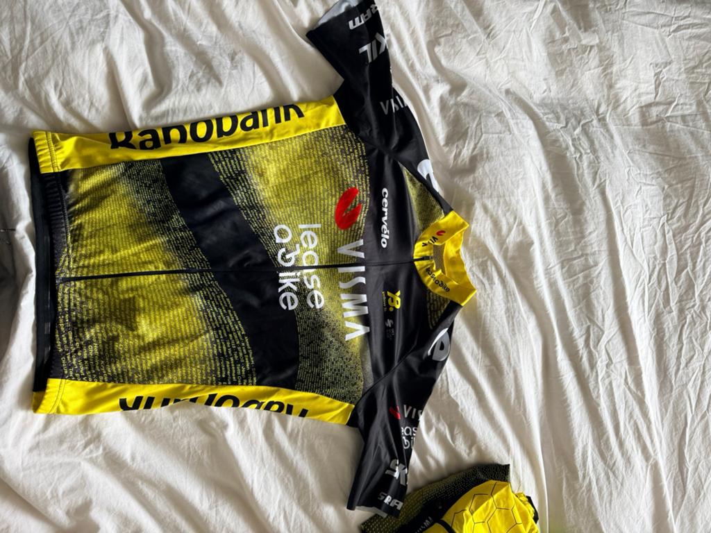 Nieuwe orginele wielerkleding Visma Lease a Bike, Fietsen en Brommers, Fietsaccessoires | Fietskleding, Ophalen, XL, Bovenkleding