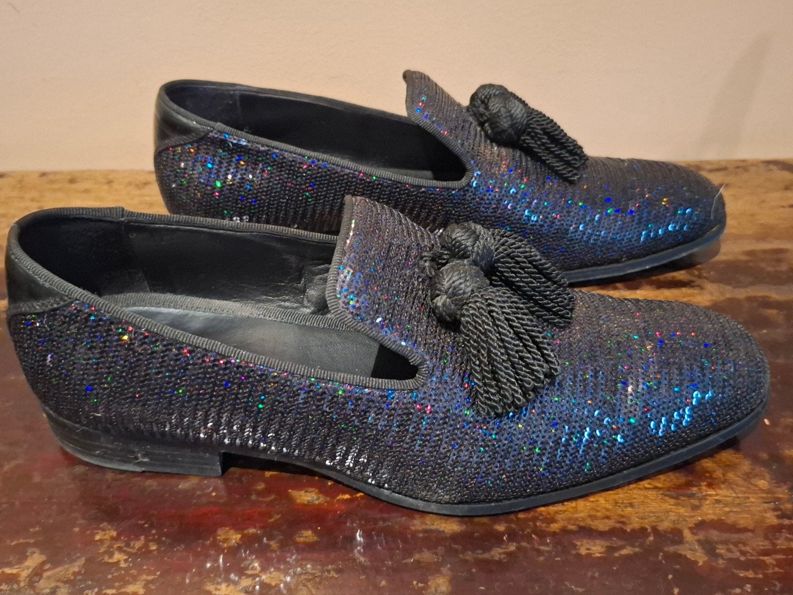 Jimmy Choo Loafers Maat 43 - Gedragen voor bij een Smoking, Kleding | Heren, Schoenen, Loafers, Jimmy Choo, Overige kleuren, Ophalen of Verzenden