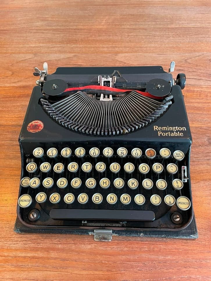 Remington typemachine 1926 portable, Ophalen, Gebruikt