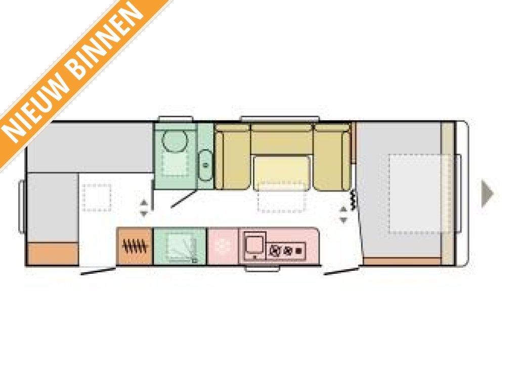 Adria Adora 673 PK, Caravans en Kamperen, Rondzit, 7 tot 8 meter, Adria, Meer dan 6