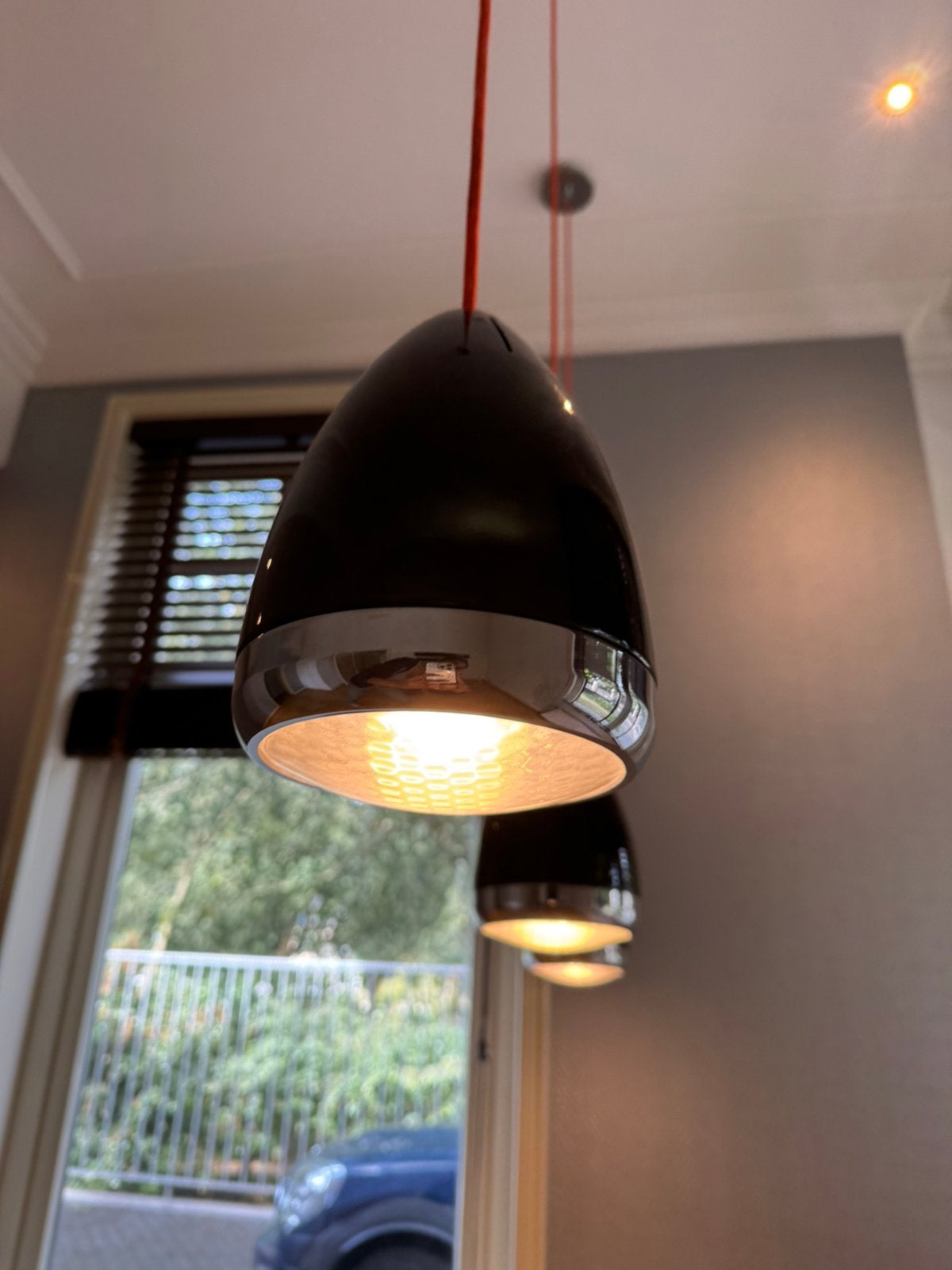 3x Lampetta Herstal Deens design /vintage / Tobias grau vide, Huis en Inrichting, Lampen | Hanglampen, Ophalen, Zo goed als nieuw