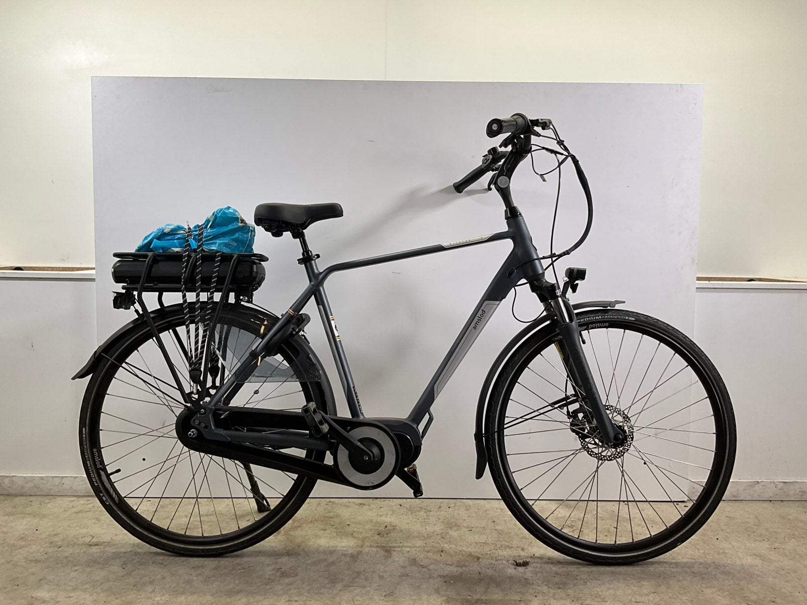 AMSLOD HILSTON LRX HERENFIETS 5000KM 600W ACCU FRAMEHOOGT 58, Zo goed als nieuw, 50 km per accu of meer, 55 tot 59 cm, Ophalen