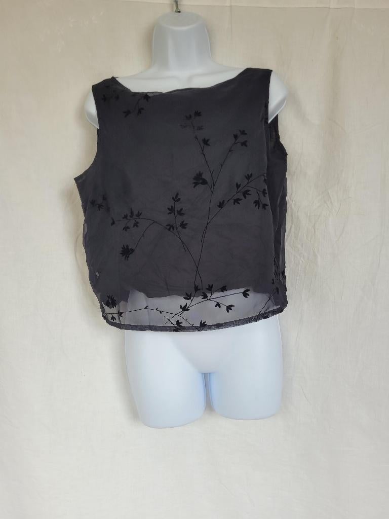 Gaaf kort zwart damesshir mt XL merk Migel Stapper, Kleding | Dames, ., Zwart, Maat 46/48 (XL) of groter, Ophalen of Verzenden