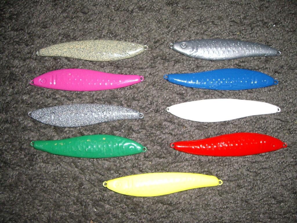 klasieke visvorm-pilker(s) van 65>>>>tot>>>250 gram, Ophalen of Verzenden, Nieuw, Dobber of Lood