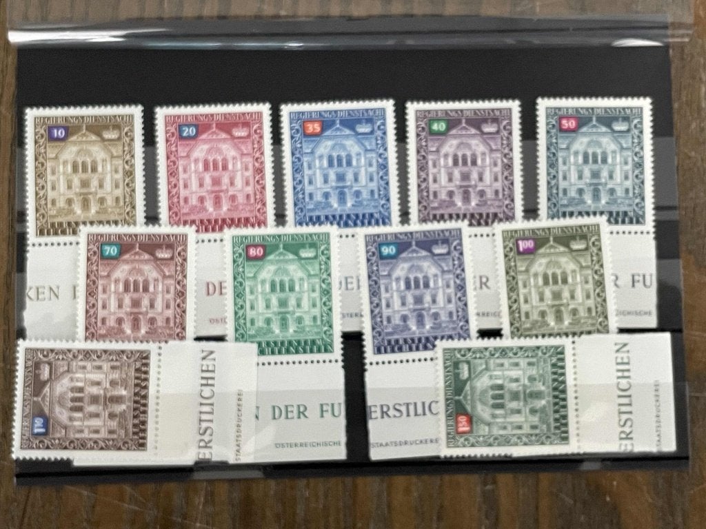 postzegels Liechtenstein Dienst en automaat zegels (49-189), Verzenden, Buitenland