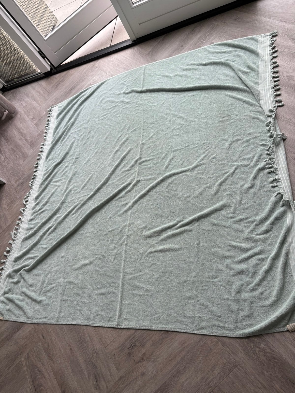 Walra Picknick/ strandkleed 1.85x1.95 lichtgroen, Huis en Inrichting, 150 tot 200 cm, 200 cm of meer, Ophalen of Verzenden, Zo goed als nieuw