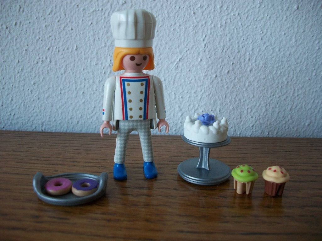 Bakker / taart / muffin / donuts / patisserie, Ophalen of Verzenden, Nieuw, Complete set, Figuren