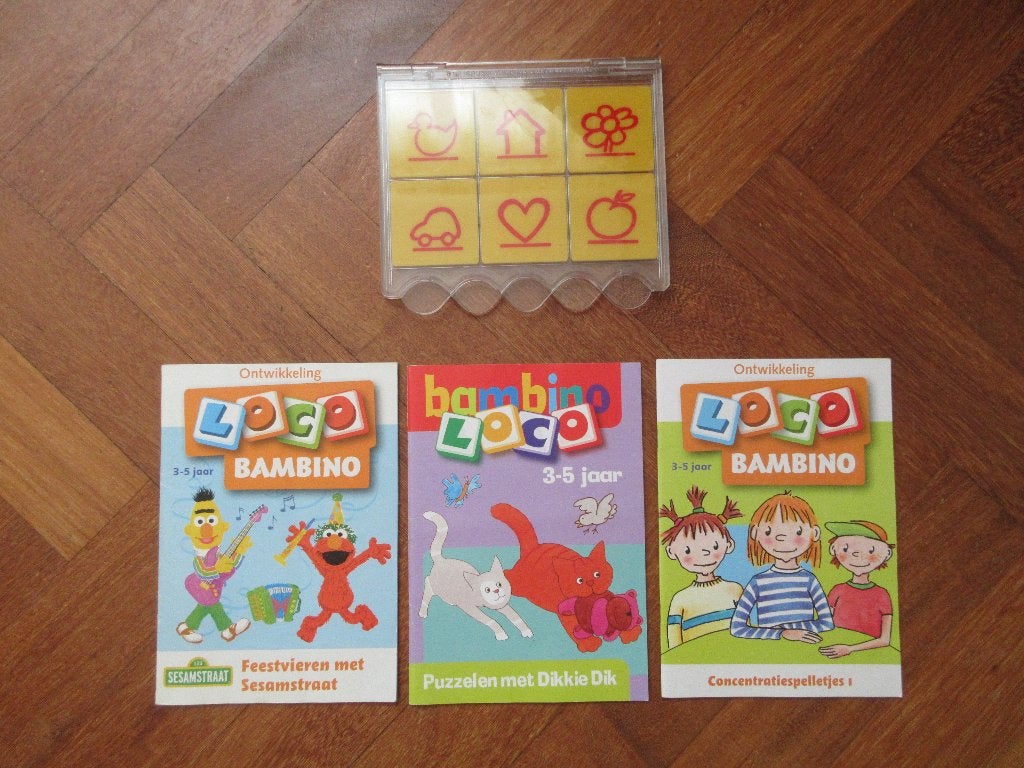 Loco Bambinio : doos + 3 boekjes, Kinderen en Baby's, Ophalen of Verzenden, Gebruikt, Puzzelen