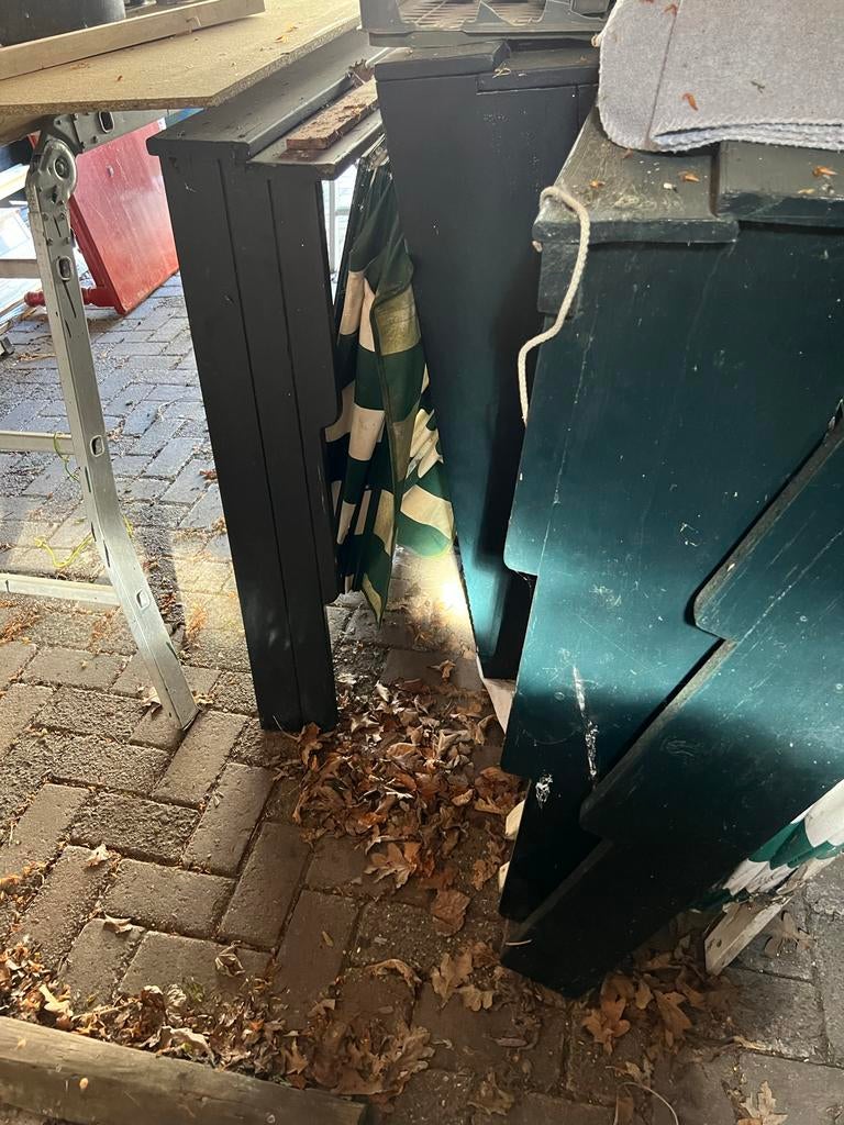 7 Markiezen met ombouw - opknappers en gratis af te halen, Ophalen, Gebruikt, Minder dan 250 cm, Markies