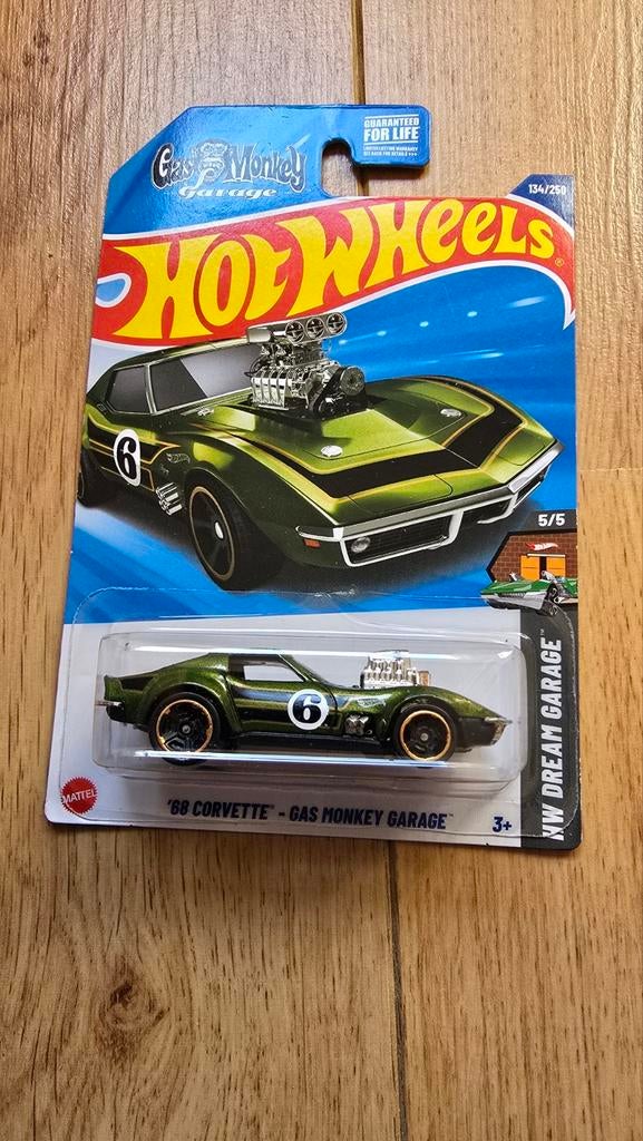 Hot Wheels '68 Corvette - Gas Monkey Garage, Ophalen of Verzenden