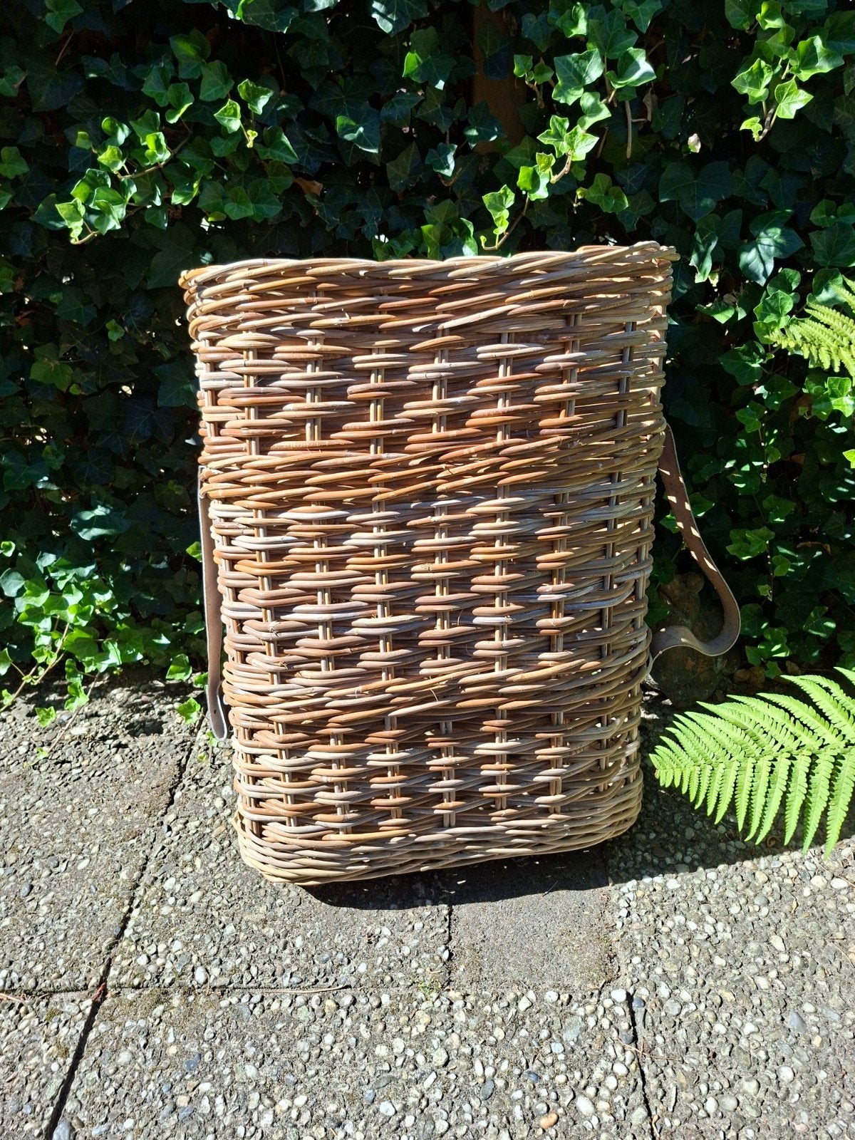 Oude rieten stokbroodmand - 73x54x24 cm, Ophalen