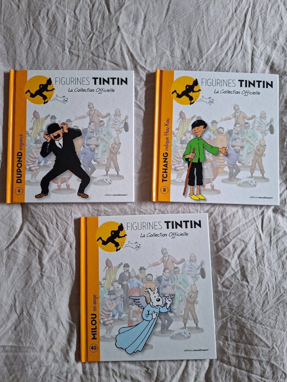 3 Franse boekjes 'Figurines Tintin La Collection Officie, Ophalen of Verzenden, Nieuw