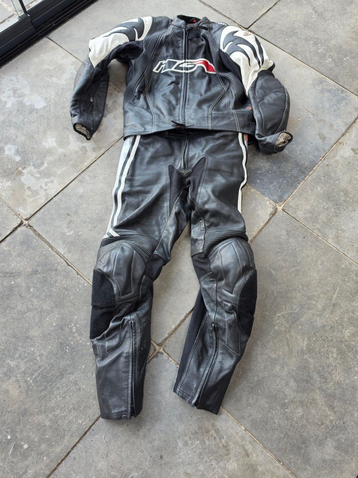 Hein Gericke leren motorpak - Maat 54/52, Motoren, Hein Gericke, Ophalen of Verzenden, Tweedehands, Heren