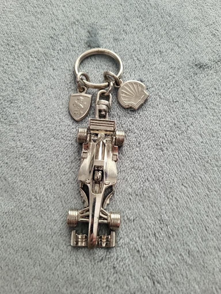 Ferrari F1 car metal sleutelhanger, Verzamelen, Sleutelhangers, Verzenden, Nieuw, Sport