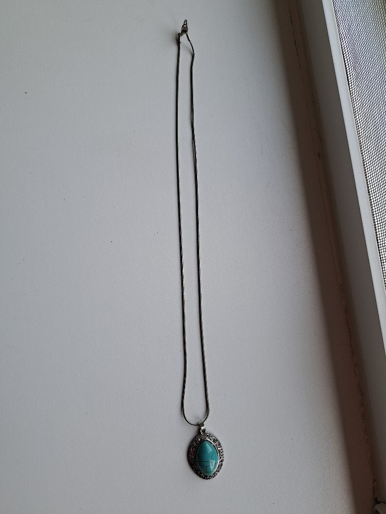 leuke ketting met hanger, Ophalen of Verzenden, Zilver, Overige materialen, Met hanger