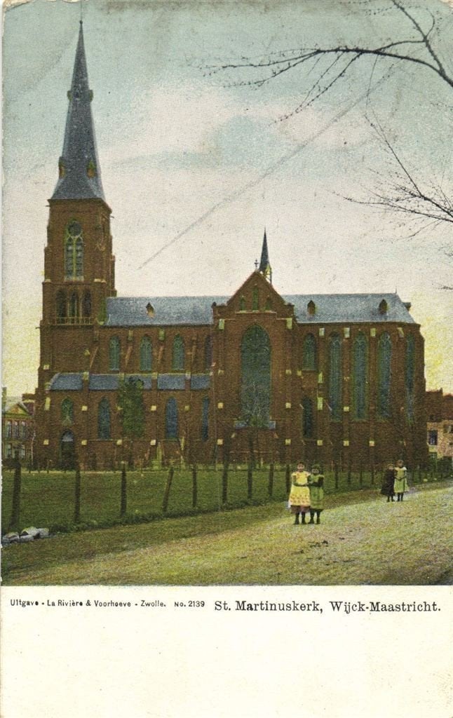 St. Martinuskerk, Wijck-Maastricht. - 1904 gelopen, Verzenden, Voor 1920, Gelopen, Limburg
