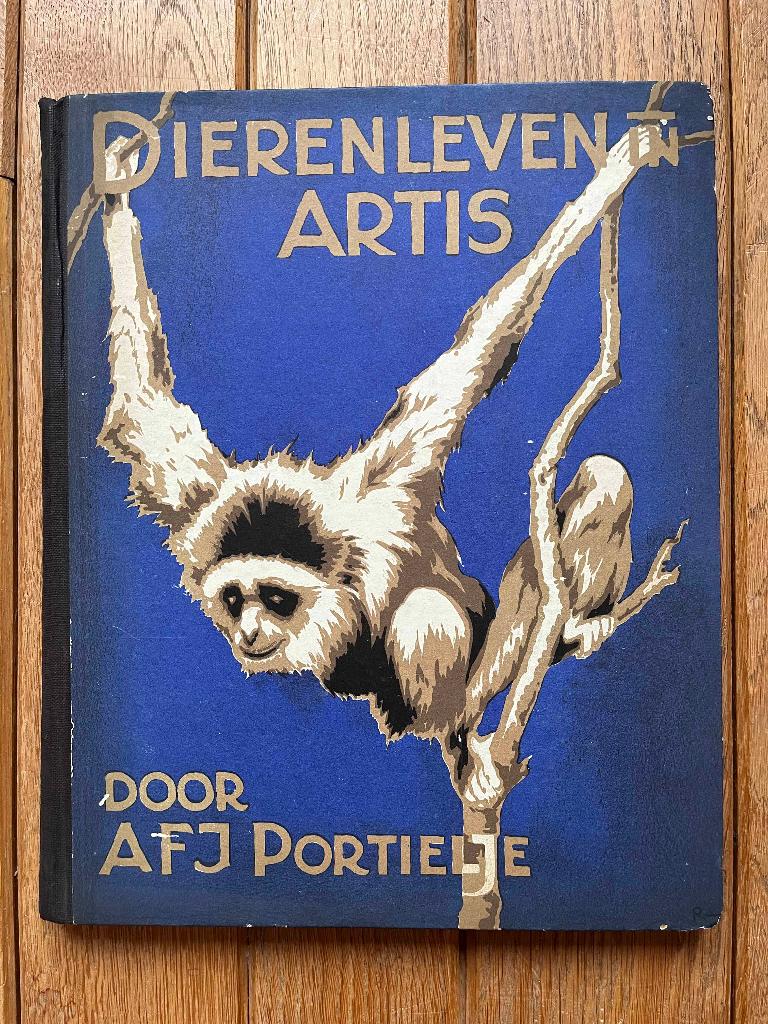 Portielje - Dierenleven in Artis, Ophalen of Verzenden, Gelezen, A.F.J. Portielje, Plaatjesalbum