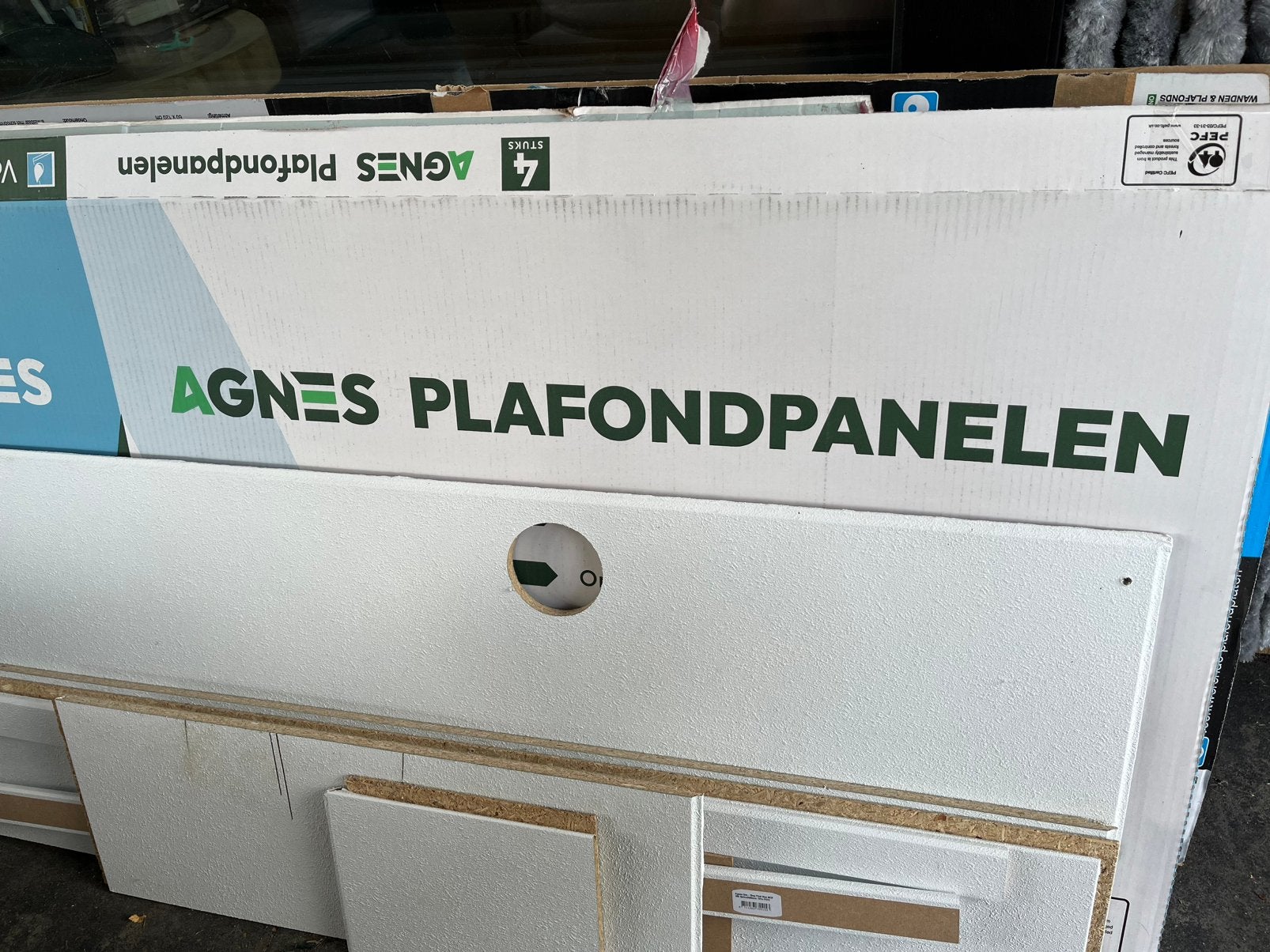 Agnes plafondpanelen, Doe-het-zelf en Verbouw, Overige materialen, Nieuw, Minder dan 5 m², Ophalen
