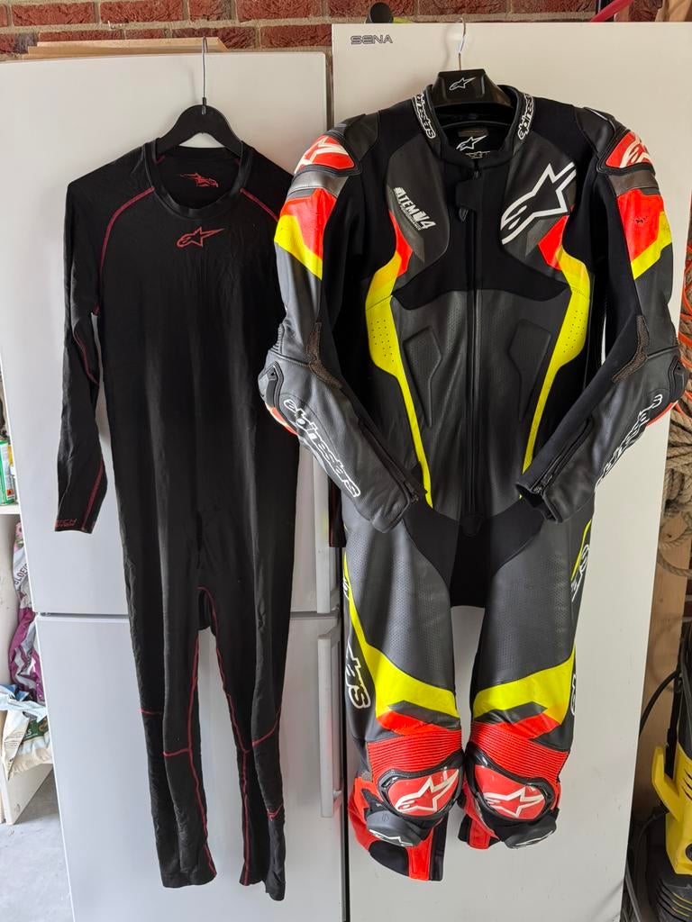 Complete motorkleding set. Alpine, shoei, sena, Ophalen, Tweedehands, Heren, Overall