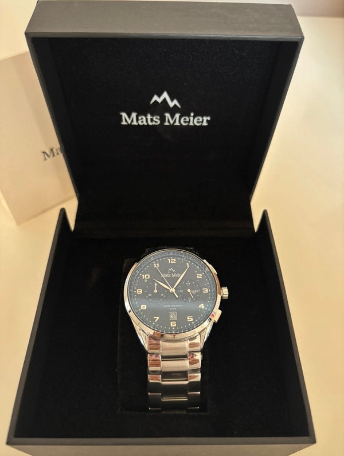 Mats Meier Mont Vélan MM10004 Horloge - Z.G.A.N., Overige merken, Staal, Polshorloge, Ophalen of Verzenden