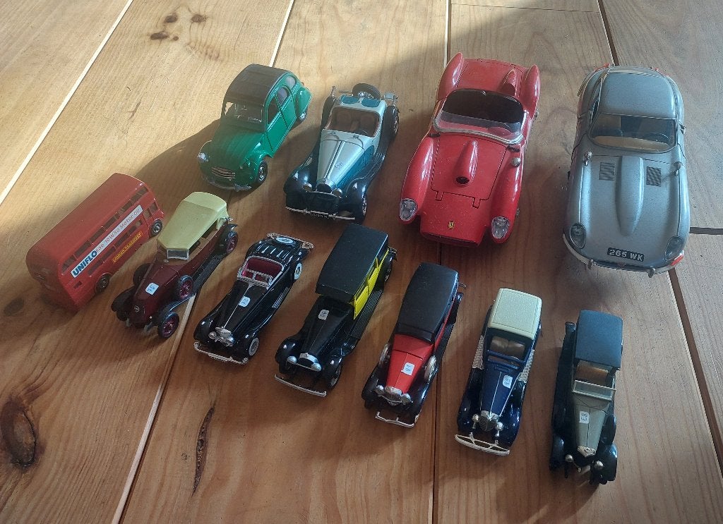 Modelauto's 11 stuks, Verzenden, Gebruikt, Auto, Overige merken