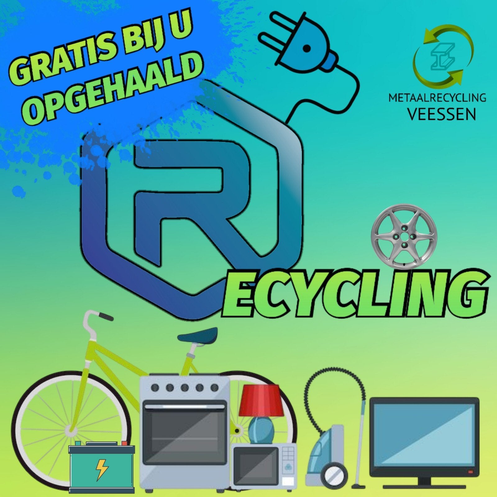 Oud ijzer en kringloopspullen Gratis, Doe-het-zelf en Verbouw, Metalen, Ophalen