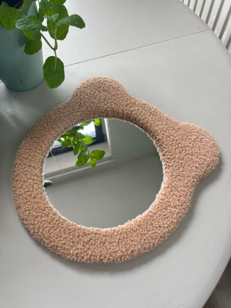 Kleine teddy spiegel, Minder dan 50 cm, Gebruikt, Ophalen of Verzenden, Minder dan 100 cm