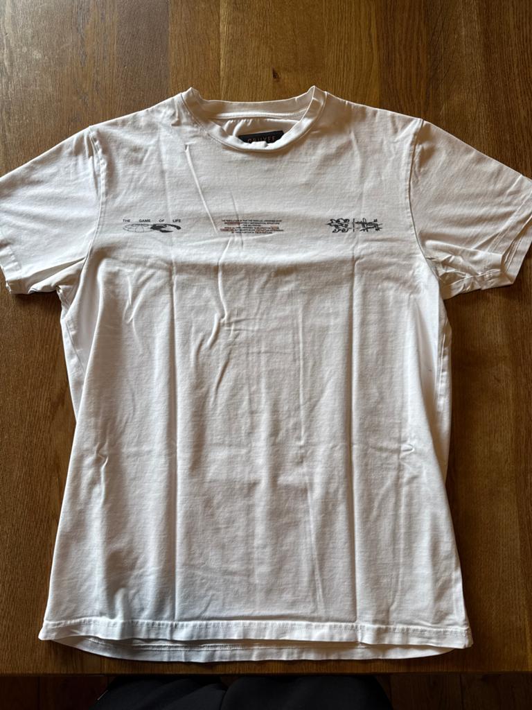 Cruyff T-shirt Maat M, Ophalen of Verzenden, Zo goed als nieuw, Maat 48/50 (M), Wit