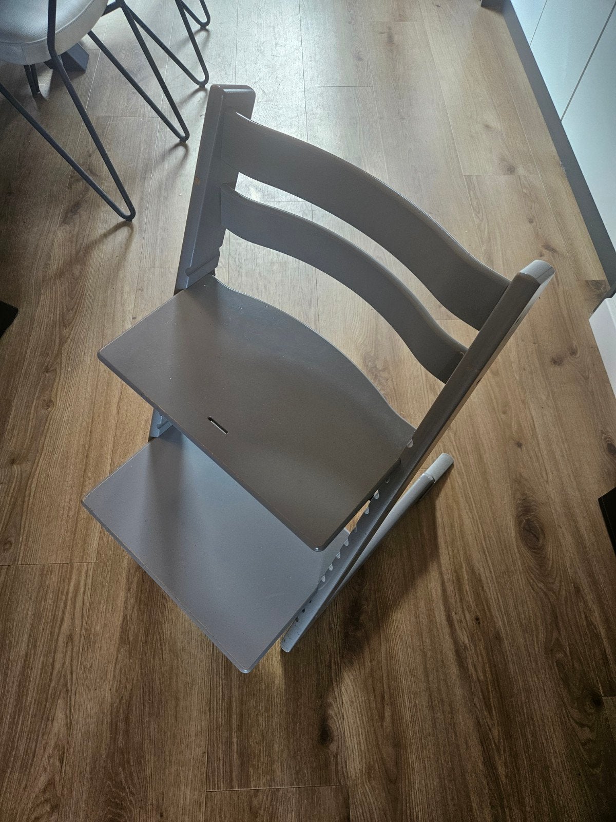 grijze tripp trapp stoel, Ophalen of Verzenden, Meegroeistoel