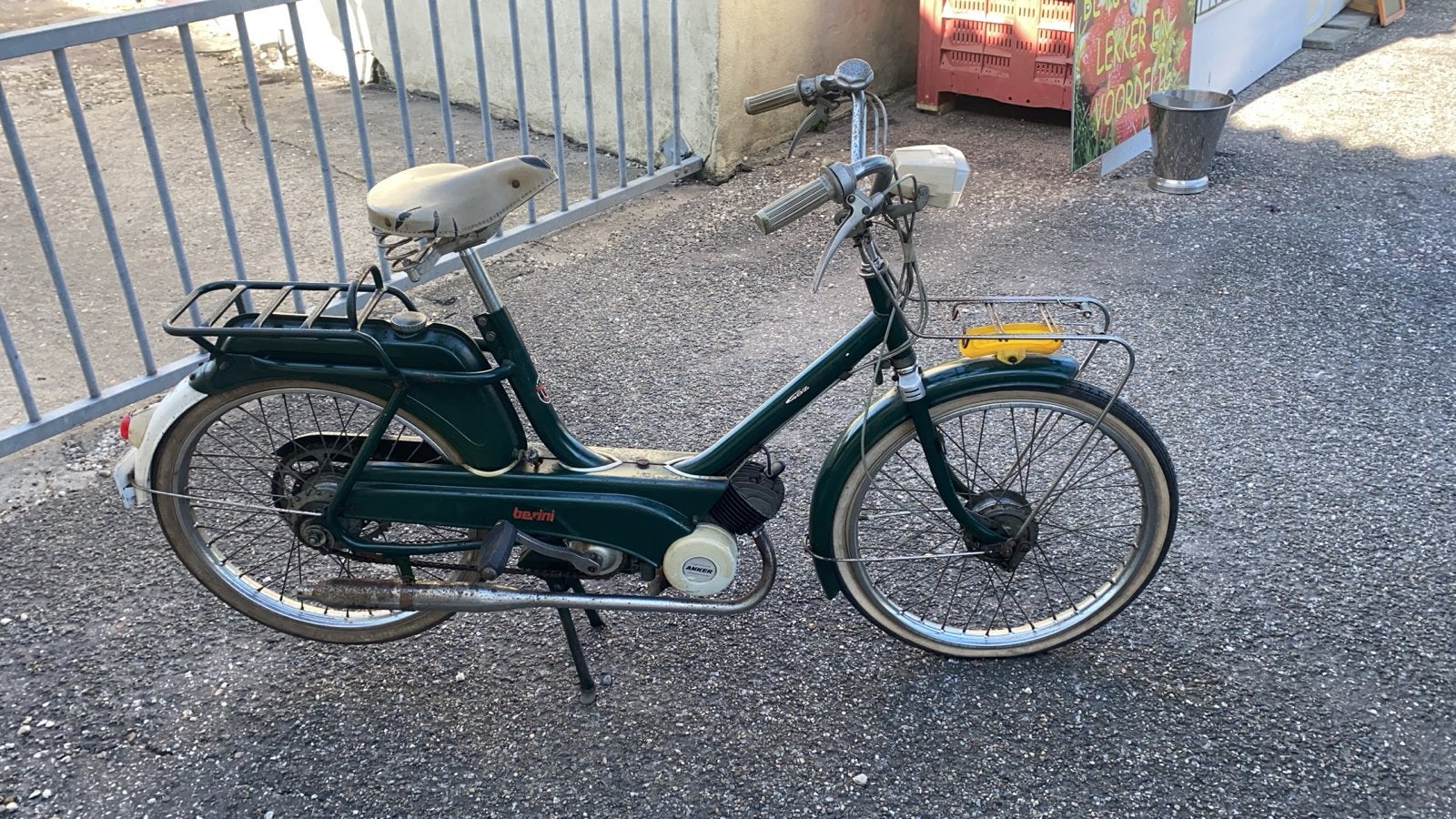 Vintage gazelle Bromfiets - Groen, Fietsen en Brommers, Brommers | Crossbrommers, Ophalen of Verzenden, Gebruikt