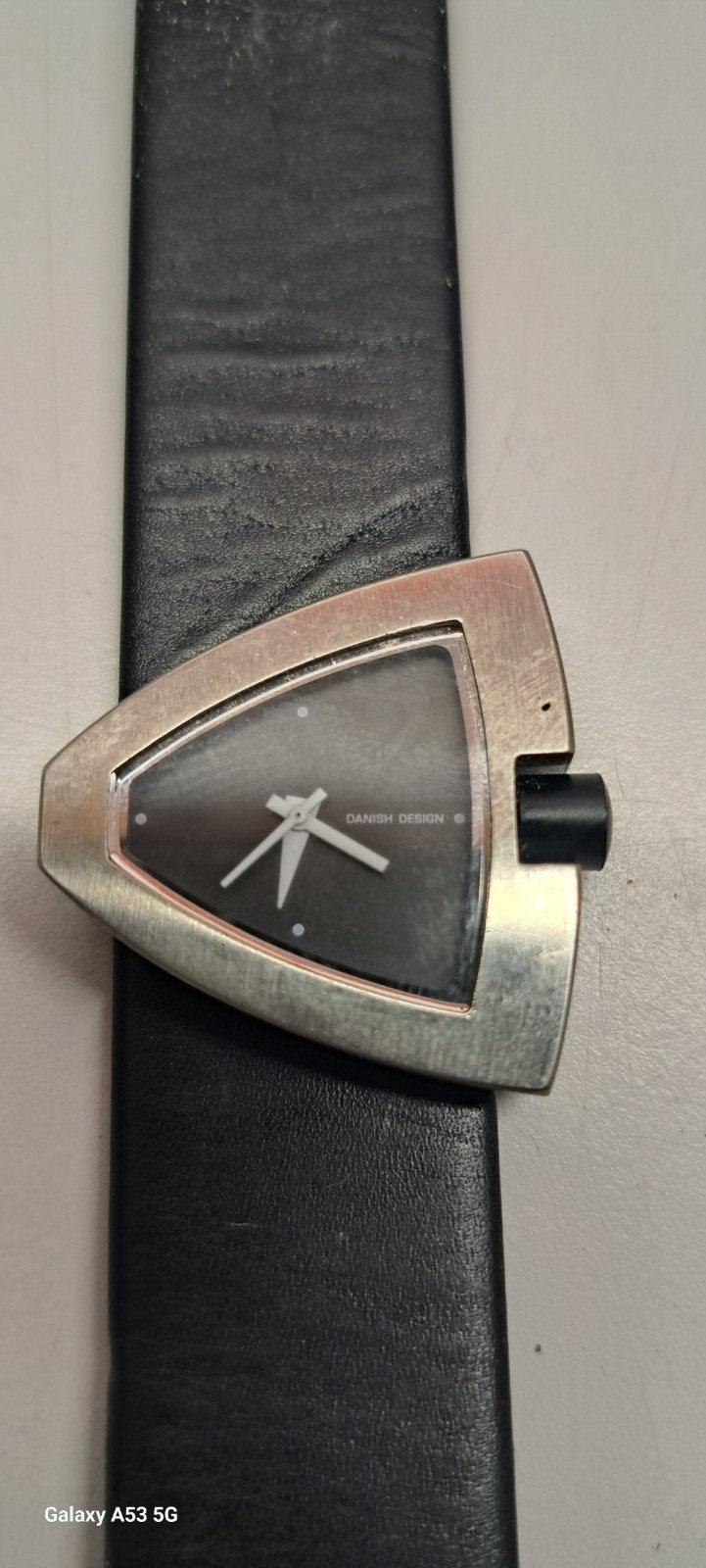 Danish Design Frihed Dames Horloge - Asymmetrisch & Leer, Sieraden, Tassen en Uiterlijk, Ophalen of Verzenden