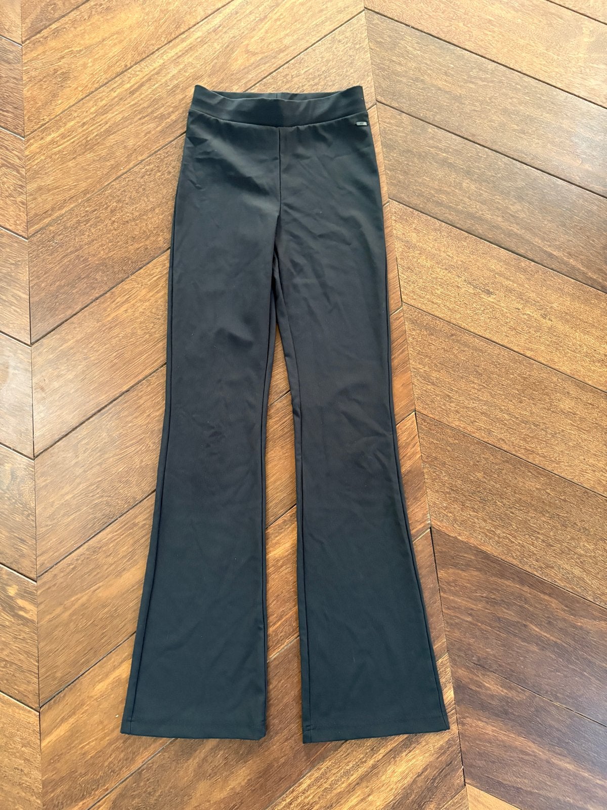 4F Zwarte Flared Legging Broek Maat XS NIEUW, Zwart, Nieuw, Ophalen of Verzenden, Maat 34 (XS) of kleiner