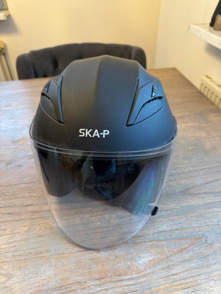 Zo goed als nieuwe scooterhelm, Fietsen en Brommers, Brommerhelmen, Ophalen of Verzenden, Zo goed als nieuw