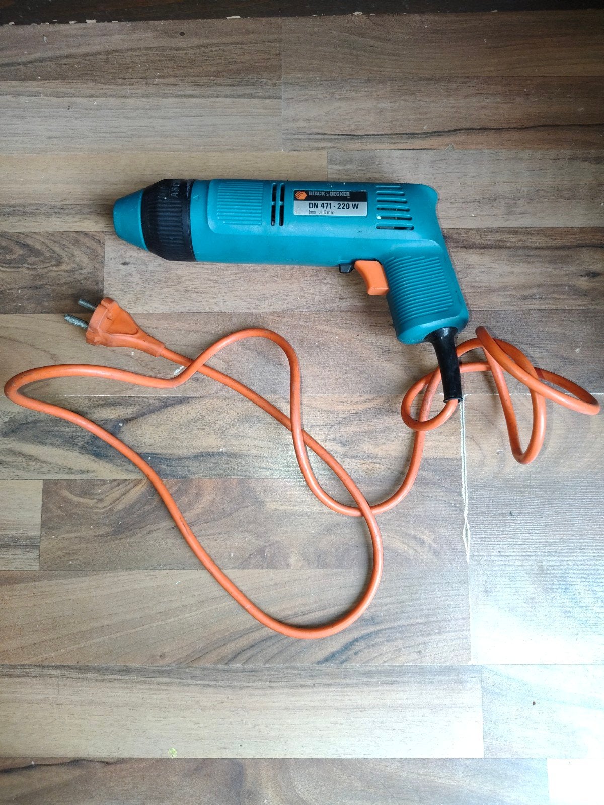 Vintage Black&Decker schroefmachine dn471 220w, Ophalen of Verzenden, Gebruikt, Minder dan 400 watt, Boor- en Schroefmachine