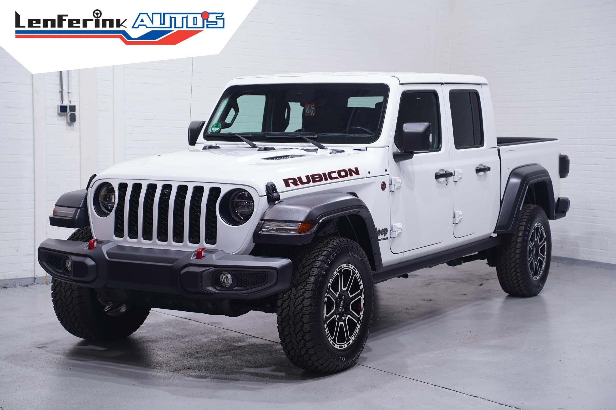 Jeep Gladiator 3.6 V6 285 pk Rubicon Grijs Kenteken 2-Zits N, Auto's, Gebruikt, Wit, Bedrijf, Vierwielaandrijving