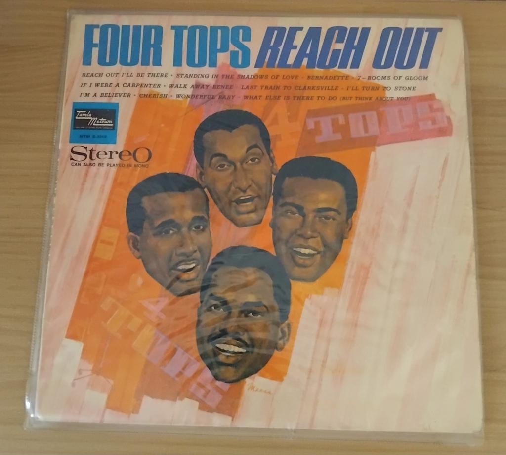 Four Tops Reach Out vinyl, Cd's en Dvd's, Vinyl | Pop, Ophalen of Verzenden, 12 inch