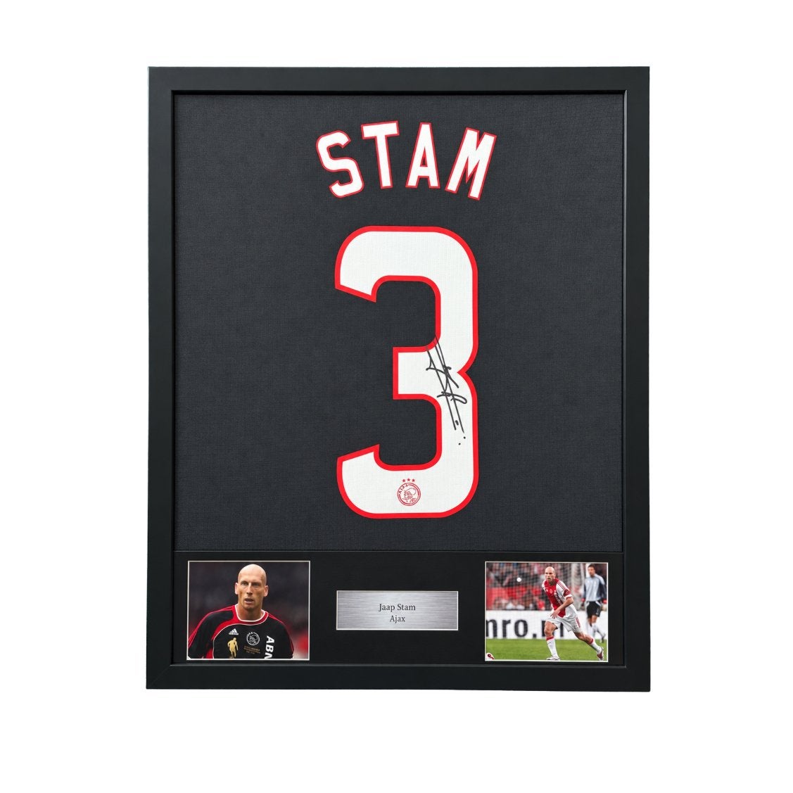 Jaap Stam gesigneerd Ajax shirt, Shirt, Verzenden, Ajax, 1695 CX, 28