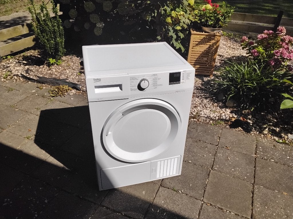 Beko wasdroger / warmtepompdroger 8 kg A++, Witgoed en Apparatuur, Wasdrogers, Ophalen, 6 tot 8 kg, Minder dan 85 cm, Zo goed als nieuw