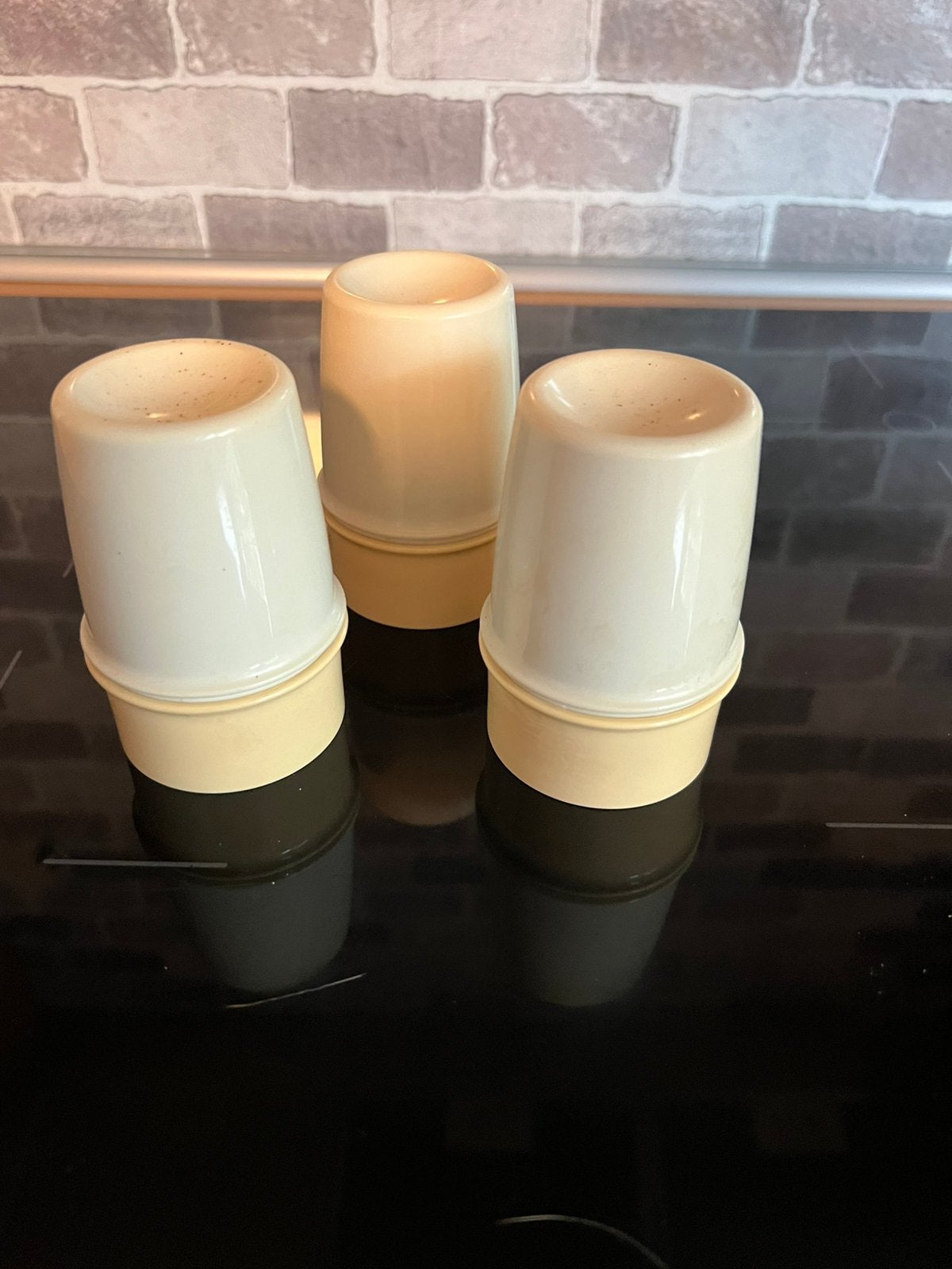 Tupperware eierdoppenset 5,- per stuk, Ophalen of Verzenden, Zo goed als nieuw, Overige typen