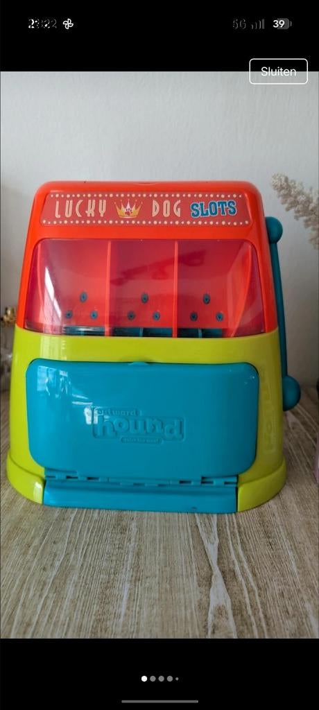 Lucky Dog Slots Speelautomaat voor honden, Ophalen of Verzenden, Gebruikt, Intelligentiespeelgoed