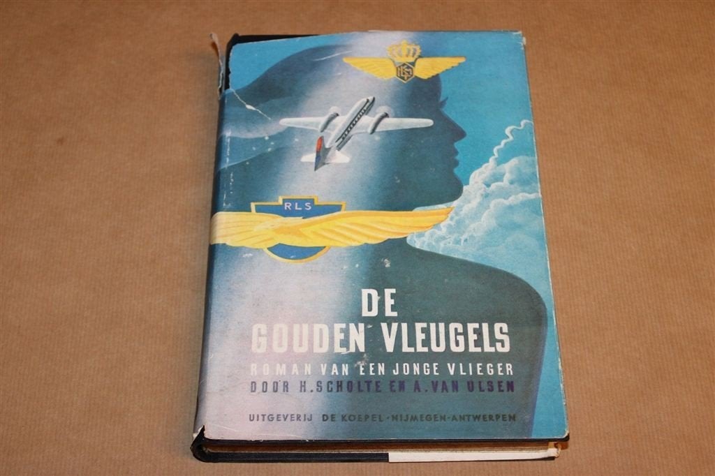 De Gouden Vleugels — Scholte, Voorwoord A. Plesman 1949, Boeken, Ophalen of Verzenden, Gelezen