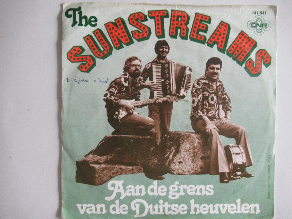 THE SUNSTERAMS # AAN DE GRENS VAN DE DUITSE HEUVELEN/BOOGIE, Ophalen of Verzenden, Zo goed als nieuw, Overige formaten, Levenslied of Smartlap
