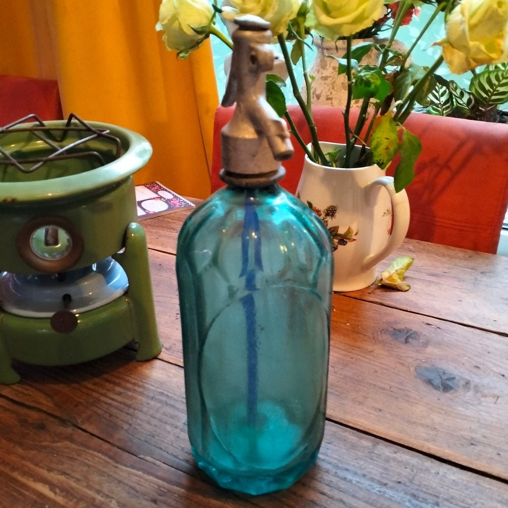 spuitwater/soda fles, Ophalen of Verzenden