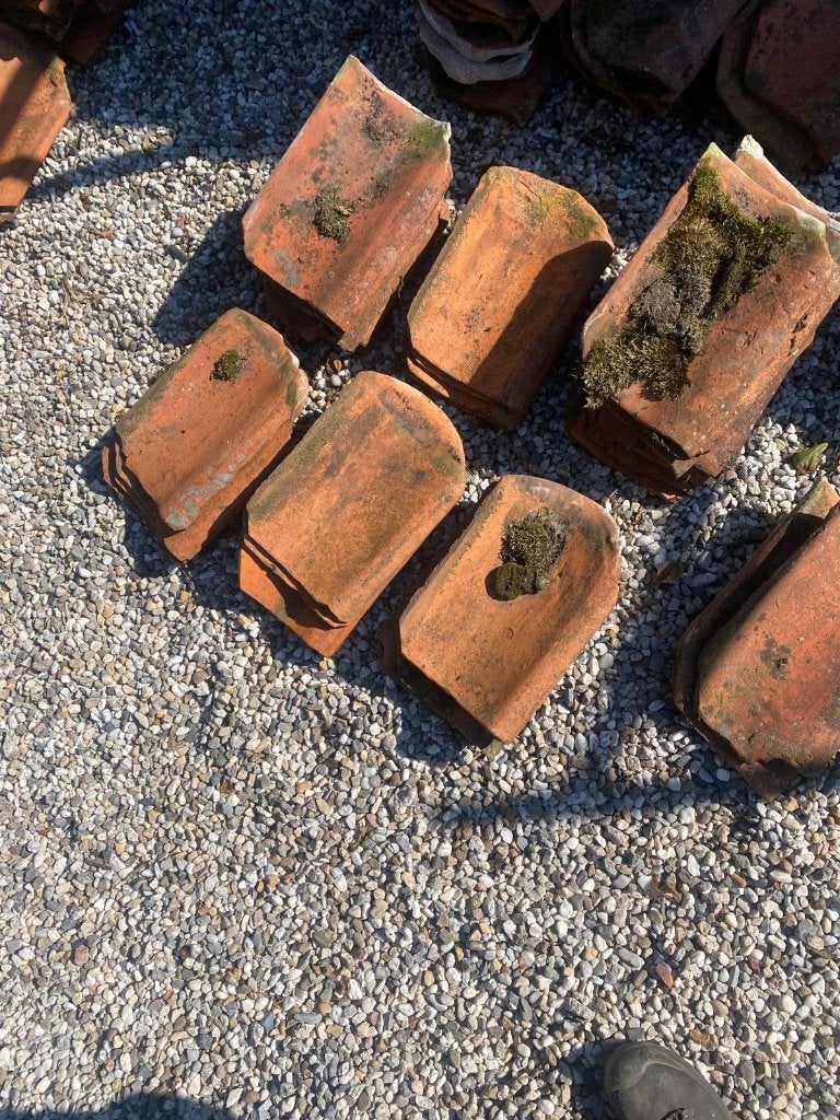 dakpannen, Ophalen, Gebruikt, Steen of Klei, 15 m² of meer