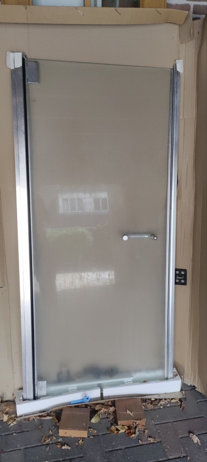 Sealskin Douchedeur Mat Glas 87-90x185cm, Ophalen, Glas, Douche