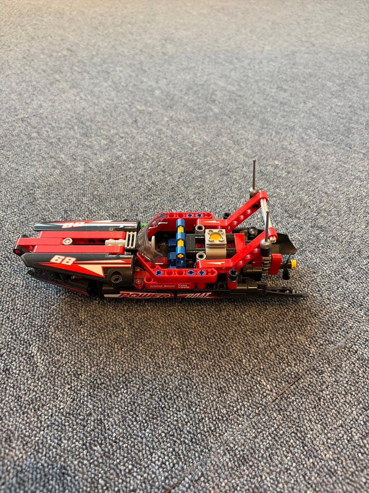 LEGO Technic Raceboot 42089, Ophalen of Verzenden, Gebruikt, Overige merken