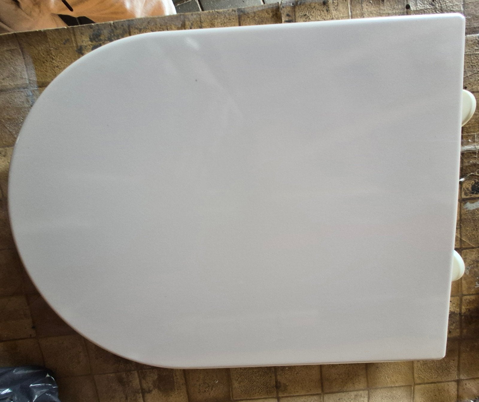 Softclose witte toiletbril, gebruikt, incl. bevestiging, Doe-het-zelf en Verbouw, Sanitair, Ophalen, Gebruikt, Toilet