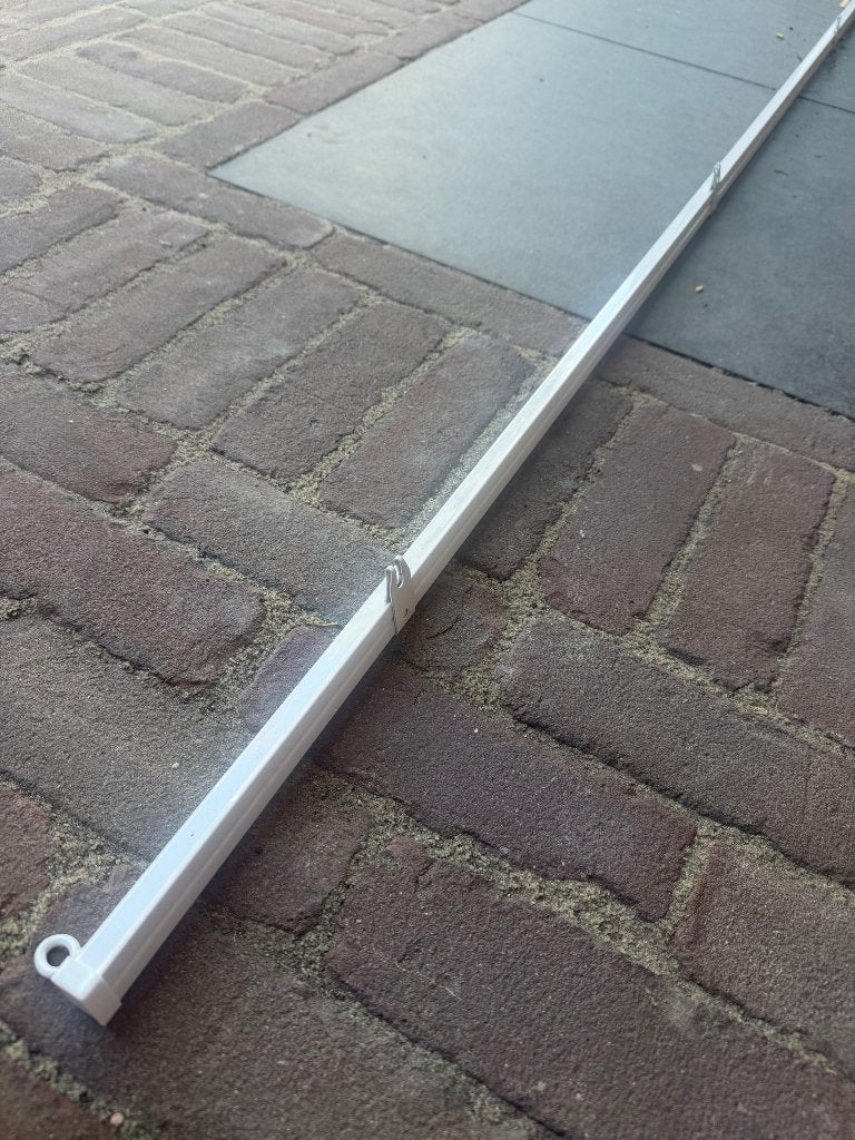 Gordijnrails wave 3.80m, Ophalen, 380 cm, Kwantum, Wit