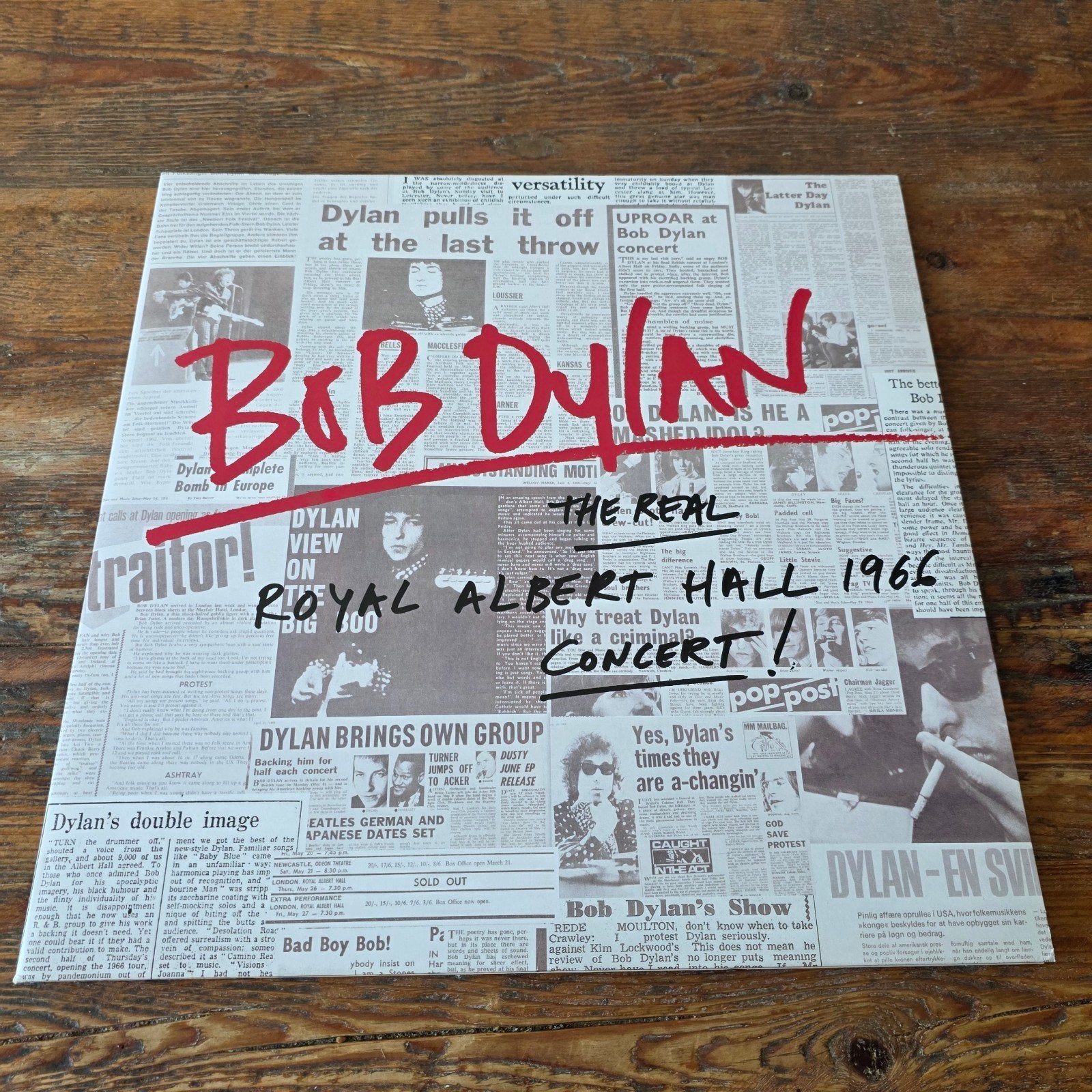 2 LP: Bob Dylan - The real Royal Albert Hall 1966 concert!, Ophalen of Verzenden, 12 inch, Dubbel-LP, Dubbel-LP