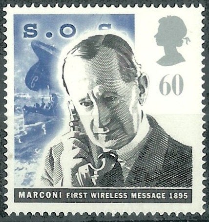 ENGELAND 1995 60p. Marconi, Michel: 1590, Postfris., Verzenden, Postfris